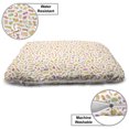thumbnail image 3 of Food Pet Bed, Italian Spaghetti Lovers European Cuisine Culture Rigatoni Ravioli Penne Noodles, Chew Resistant Pad for Dogs and Cats Cushion with Removable Cover, 24" x 39", Multicolor, by Ambesonne, 3 of 4