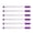 B, variant on 6Pieces Water Soluble Fabric Marker Fine Point Air Erasable Fabric Marker Pen for Tailoring and Embroidery 1mm or 0.5mm
