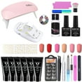 thumbnail image 1 of Nail Extension Gel Set Nails Gel Kit Fast Complete Nail Art Set, 1 of 9