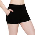 thumbnail image 5 of Pantalones cortos de yoga de entrenamiento para mujer - Pantalones cortos de voleibol de baile de animadora elásticos sólidos suaves de primera calidad Fokelyi WRJM-3-2, 5 of 5