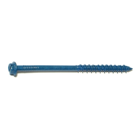 3/16" x 3-1/4" Blue Hex Head Tapcon Masonry Screws MNSHW-044 (10 pcs.)