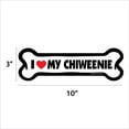 thumbnail image 2 of I Love My Chiweenie Large Bone Magnet, 2 of 3