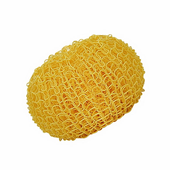 Inteprter Utensilios de limpieza de cocina, cepillo para fregar, cepillo para lavar platos, utensilios de cocina, fregador, herramienta de fregado para Cocina y Comedor Amarillo 2 reemplazos Inteprter HA002848-04B