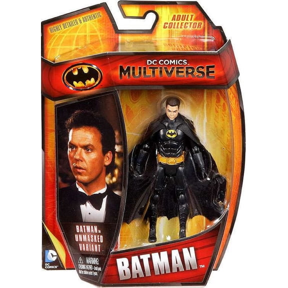 DC Comics Multiverse Batman Unmasked Variant Figure 2013 Mattel BHD36