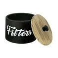 thumbnail image 2 of yuksok Farmhouse Coffee Filter Stand Food Storage Container Jar for Tea Coffee Home black, 2 of 9