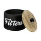 thumbnail image 2 of Soporte para filtro de café de granja, bote de cocina con tapa, almacenamiento hermético de alimentos negro, 2 of 9