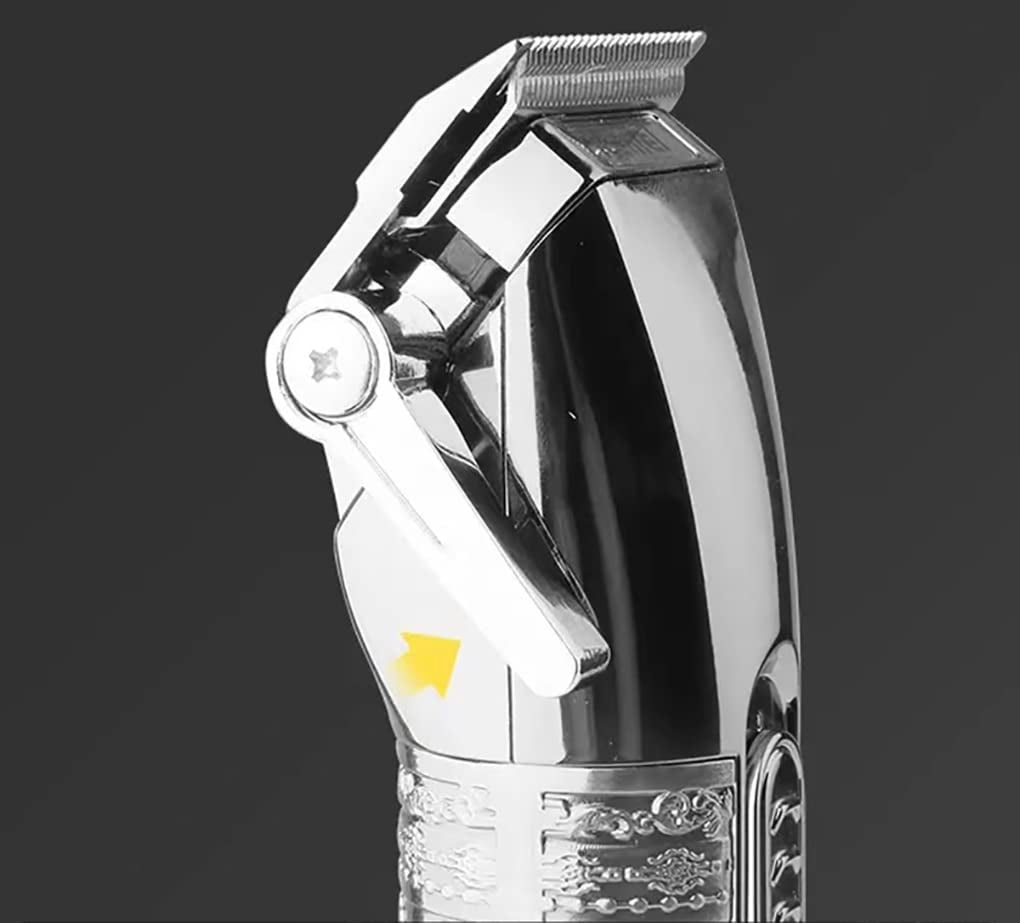 RKXQT Hair Clippers for Men, Professional Cordless Men Hair Trimmer Barbershop Rechargeable Hair Clipper Electric Fade Hair Cutter Portable LCD Display