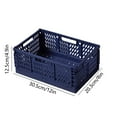 thumbnail image 3 of Hovmgk Desktop Folding Storage Basket, Portable Snack, Stationery, and Fruit Basket Organizer, Plastic Sorting Storage Box with Mesh Ventilation, Collapsible for Convenient Home Organization, 3 of 6