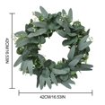 thumbnail image 3 of onlyliua ¡ Ofertas de Liquidación de Hoy Prime! Corona Artificial de Pared, Decoración Decorada de Puerta de Entrada, Pared y Ensalada de Estar, 3 of 7