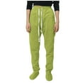 thumbnail image 1 of Pantalones informales con forro polar para mujer: cintura elástica, color liso, comodidad invernal para casa y salir, 1 of 8