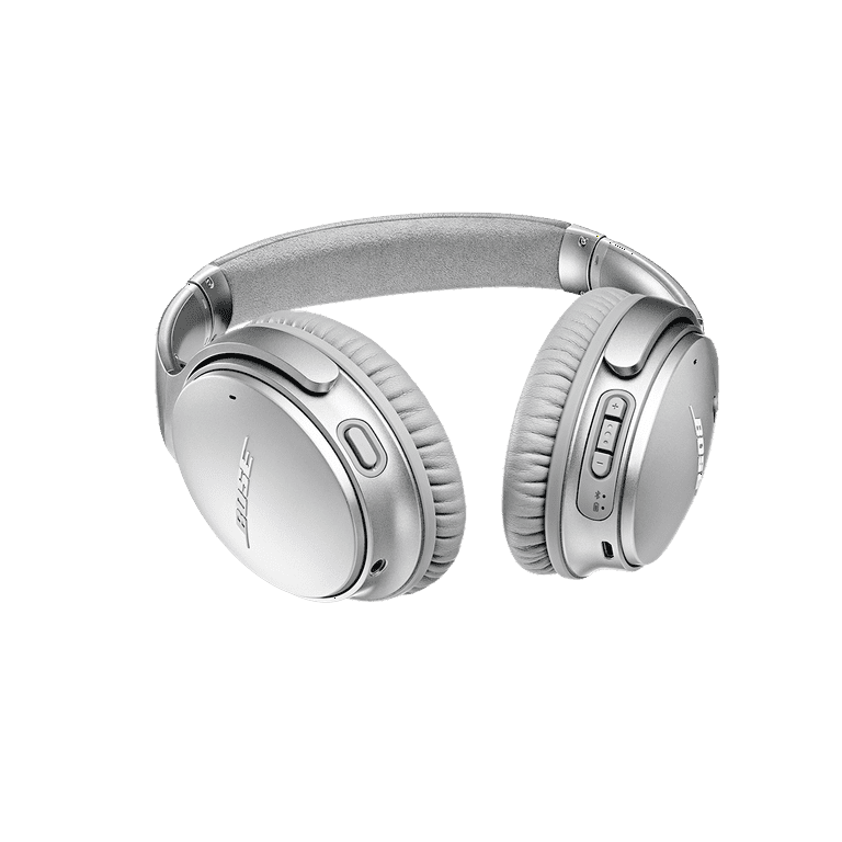 Bose QuietComfort 35 II Noise Cancelling Bluetooth  Headphonesâ€” Wireless, Over Ear Headphones with Built in Microphone and  Alexa Voice Control, Silver : Electronics