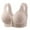B_ Gray, variant on Trendy SMihono Daisy Bras for Women No Underwire Front Closure Comfort Senior Wireless Snap Closing Bra Seamless Push-Up Everyday Bras Beige M