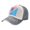 Gray, variant on America Oklahoma Flag Baseball Cap Distressed Adjustable Vintage Cotton Denim Hat for Women Men