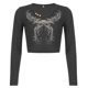 thumbnail image 5 of Camiseta de canalé con cuello redondo Only M para mujer Noos JRS manga larga Kuyhfg Bienvenido a Kuyhfg, 5 of 5