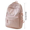 thumbnail image 3 of HJYCHN Bookbag for Girls Dot Print Large Capacity Daypack Back to School Supplies for Kids and Backpack for Boys B 46cm, 3 of 5