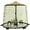 Green, variant on 7-10ft Mosquito Net with Sandbags For Patio Umbrella Outdoor, Universal Hanging Mosquito Net for Patio Umbrellas and Patio Tables, Brown, 300x240cm