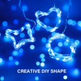 thumbnail image 2 of Batería azul Fairy Lights Onforu de 20 LED, 2 m, impermeable, paquete de 16, 2 of 8