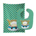 thumbnail image 1 of "Treasures Baby Babero y paño para eructar, en la cama, grande" Caroline's Treasures BB6876STBU, 1 of 1