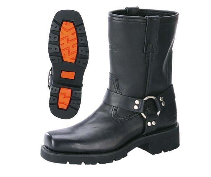 biker boots harness