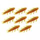 thumbnail image 1 of 2x8 Señuelos De Pesca Suaves, Profesionales, Realistas, Gusanos, Larvas, Señuelos Artificiales, Dorados, 1 of 8