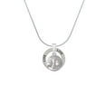 thumbnail image 2 of Delight Jewelry Silvertone Happy Moon Live Ring Charm Necklace, 18", 2 of 4
