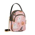 thumbnail image 7 of FORMRS Crossbody Bag for Women Quilted Travel Shoulder Cell Phone Purse with Chain Strap Handbag, Cute Pink Halloween, 7 of 7