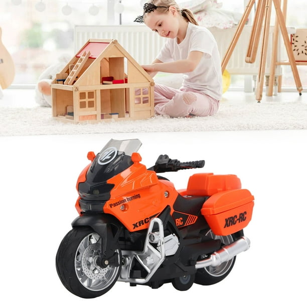 Modelo de motocicleta de juguete, escala 1:16, motocicleta de juguete, modelo de motocicleta extraíble, diseño fácil de usar