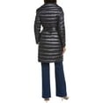 thumbnail image 2 of Via Spiga womens  Asymmetrical Belted Puffer Coat, s, Grey, 2 of 5