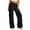 Black, variant on Wide Leg Pants Women's High Elastic Waisted in The Back Business Work Trousers Long Straight Suit Pants, Long Straight Leg High Waist Wide Trousers Casual Trousers(White,S)