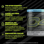 C4 Ultimate Pre-Workout Powder, Icy Blue Razz, 20 Servings