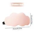 thumbnail image 4 of Sleep Eye Mask,Soft Cloud Shaped 3D Sleep Mask,Lightweight Light-Blocking Eye Mask for Side Sleepers Travel Meditation,Adjustable Elastic Strap Sleeping Mask(Pink), 4 of 9