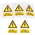 thumbnail image 1 of 5pcs High Voltage Warning Stickers Adhesive Labels Electrical Shocks Hazard Warning Stickers, 1 of 6