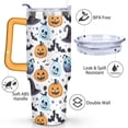 thumbnail image 3 of Darkness Themed Tumbler 40oz - Spooky Gothic Halloween Design - 40oz BPA-Free Insulated Mug - Keeps Hot 8 Hours, 3 of 7