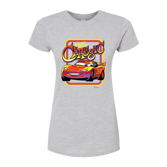 Disney Cars - Radiator Springs Classic Lightning McQueen - Juniors Fitted Graphic T-Shirt