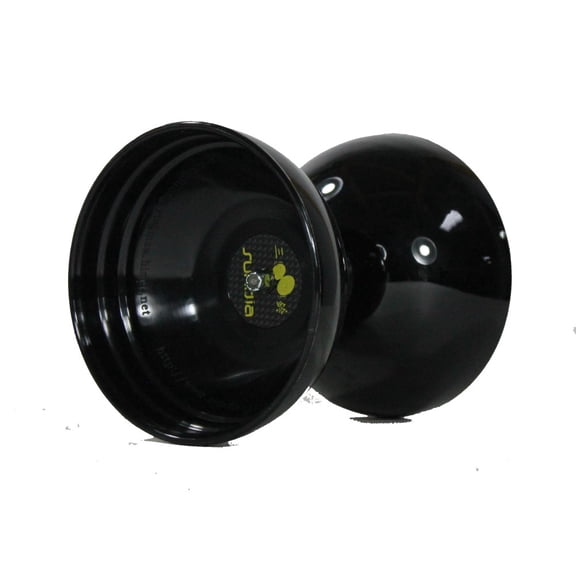 Sundia Shining Diabolo - Includes Wooden Sticks, 2 Strings, Instructions and Bag (Black, Fixed Axle)