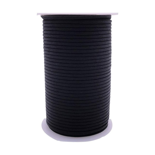 Almencla 550 Paracord 9 Strand Parachute Cord 328 ft Black