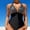 Black, variant on YEAHITCH Womens Swimsuit,Juniors Swimwear,Swimwear Clearance,One-Piece,Off-the-Shoulder,High WaistBlack,L (US:8)