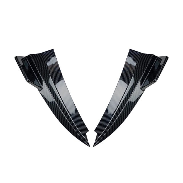 Car Rear Bumper Canard Lip Splitter Side Vent Kit For Mercedes-Benz C-Class W205 Coupe C205 2015-2021