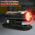 thumbnail image 3 of 80000 BTU Diesel Kerosene Forced Air Heater, Portable Space Heater with Thermostat Control & 4.8 gal Tank, Energy-Efficient Blower-Type, Black, 3 of 10