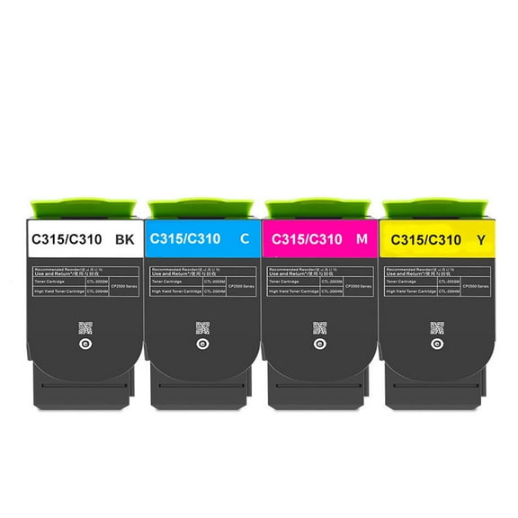 4Pcs C310 C315 Color Toner Cartridge Compatible for FUJI Xerox C310V DNI C315V DNI C310DNI C310DNIM C315DNI Printer