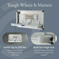 thumbnail image 4 of Foundations Classic Horizontal Baby Changing Station, Recessed Mount, Stainless Steel Frame, 5240259, Gray, 4 of 8