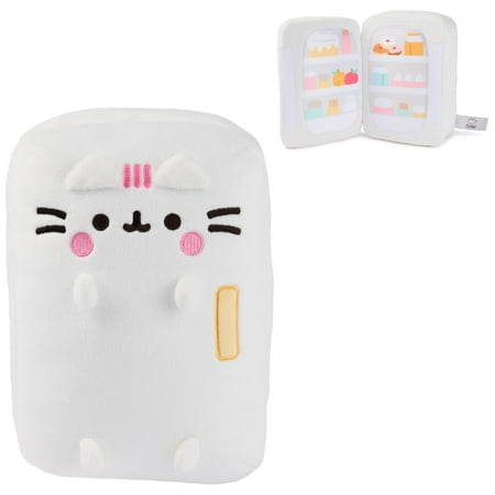 GUND Pusheen‚Äôs Kitchen: Refrigerator Plush, Toy Fridge Stuffed Animal for Ages 8 and Up, White, 9.5‚Äù