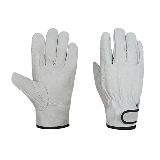 Guantes Resistentes Al Calor Guantes Para Acampar Guantes De Cuero Barbacoa Al Aire Libre Guante Resistente Al Desgaste Guantes Para Actividades De Trabajo Al Aire Libre Vogacara VI011528-00