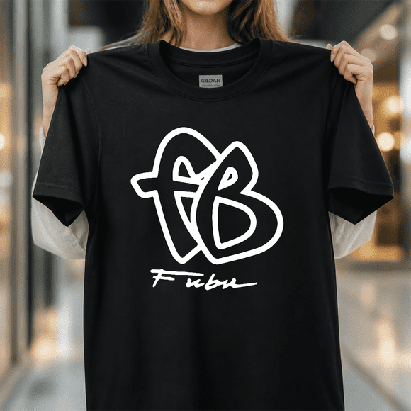 Fubu 90s Fashion Streetwear Brand Hip Hop Style Logo Apparel Unisex T-Shirt L127, S- 5XL