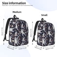 thumbnail image 2 of Easygdp Sloths Dancing Mochila de Lona Resistente para Laptop, Compatible con Laptops de 15 a 17 pulgadas, Ideal para Escuela, Trabajo y Viajes-Medium, 2 of 5