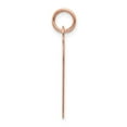 thumbnail image 2 of 14K Rose Gold Charm Pendant 27 mm 21 Plain .018 Gauge Engraveable Heart Disc, 2 of 4