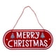 thumbnail image 1 of Letrero navideño para puerta, suministros para fiestas, recuerdos, decoración navideña para puerta de entrada, pared Estilo A, 1 of 9