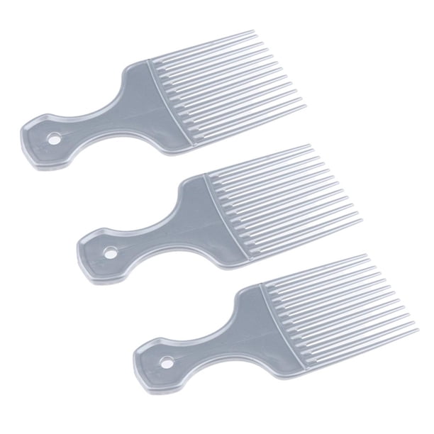 Peines para Recoger Cabello Baoblaze 3 Piezas Peine de Pelo Rizado Afro
