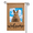 D, variant on XaaKee Yard Flags Lovely Bunny Welcome Garden Flag Double-sided High-Quality White Linen Garden Flags Holiday Yard Flowerbed Hanger 12x18Inch