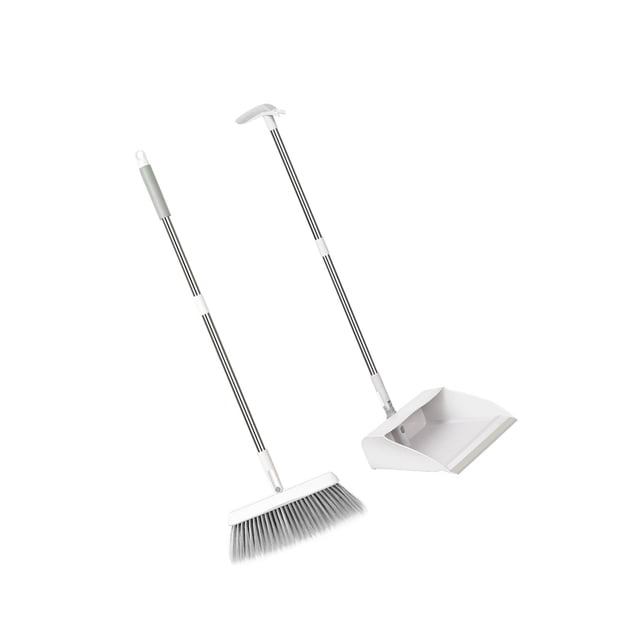 Injueey Juego de recogedor de escoba Flexible para el hogar, Hotel, oficina, dormitorio, cama, borde inferior, esquina, hendidura, herramienta Suministros de limpieza para el hogar